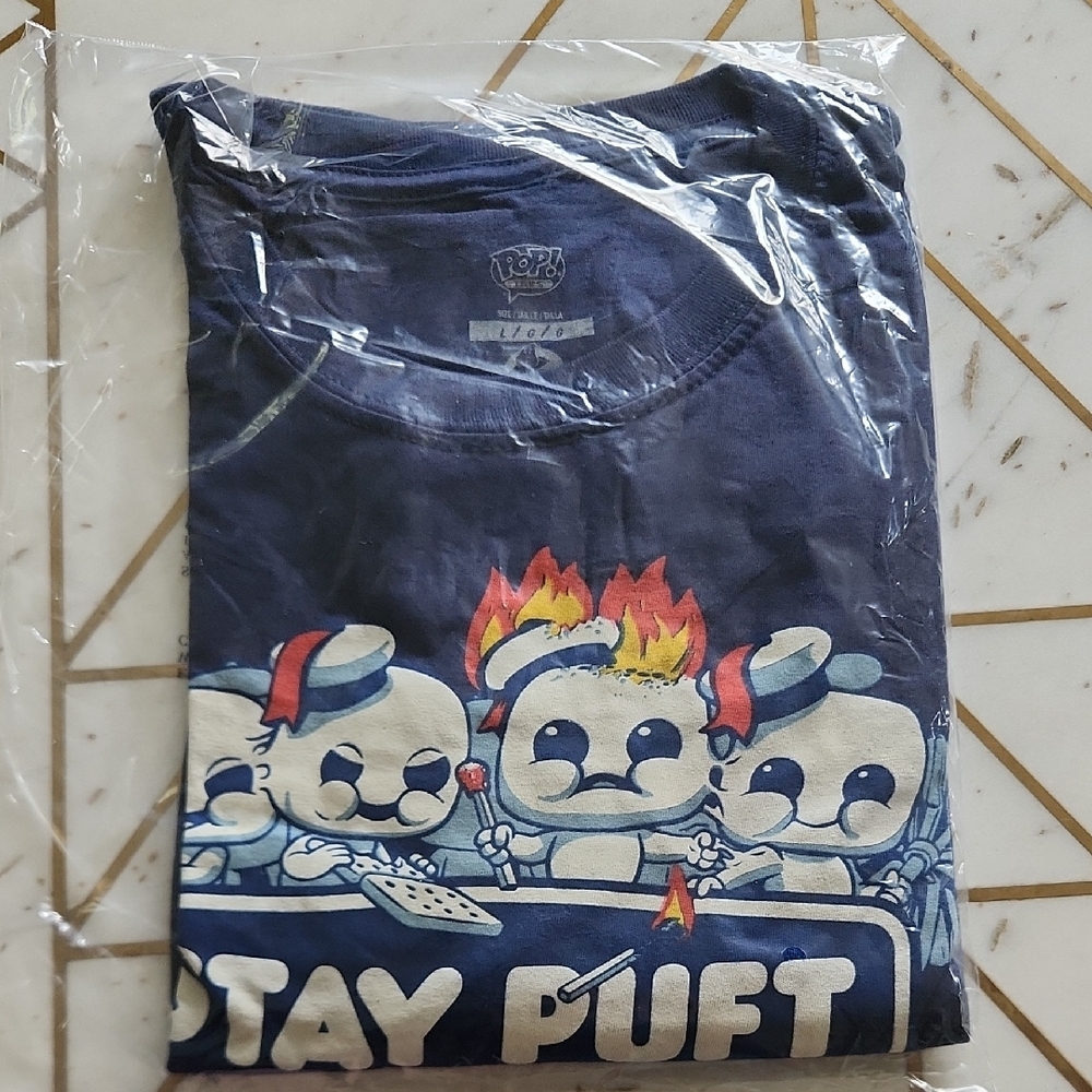 Ghostbusters Stay Puft Funko Pop Tshirt Size Large